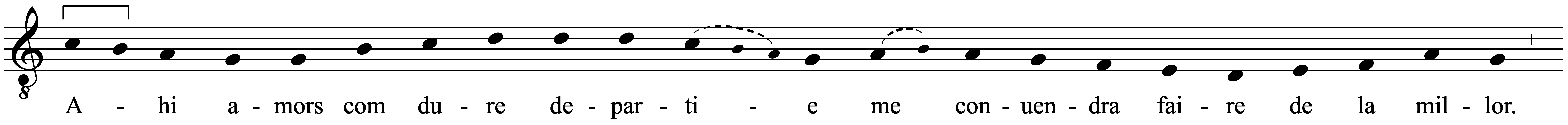 Work musical notation